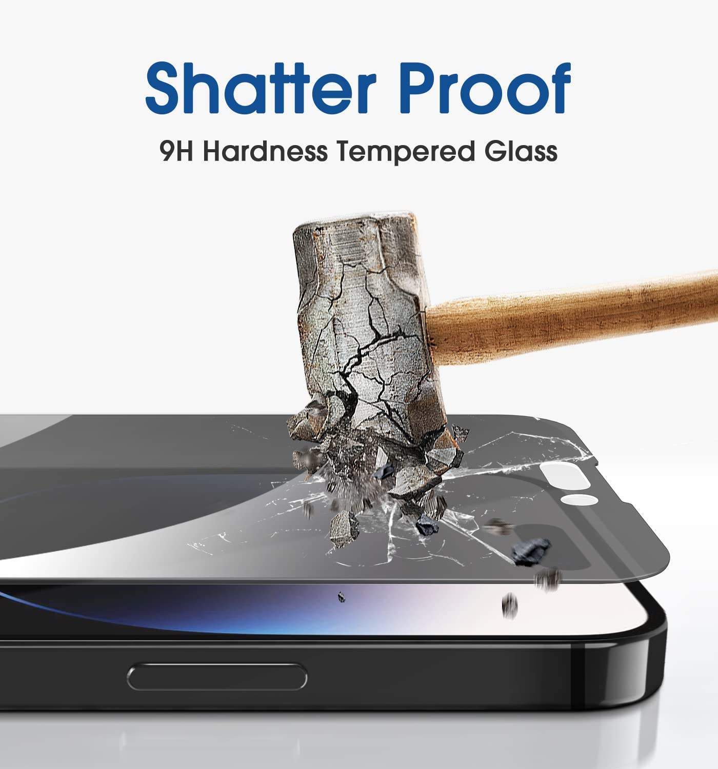 2.5D Privacy Screen Protector For iPhone 14 Pro Max Anti Spy Tempered Glass