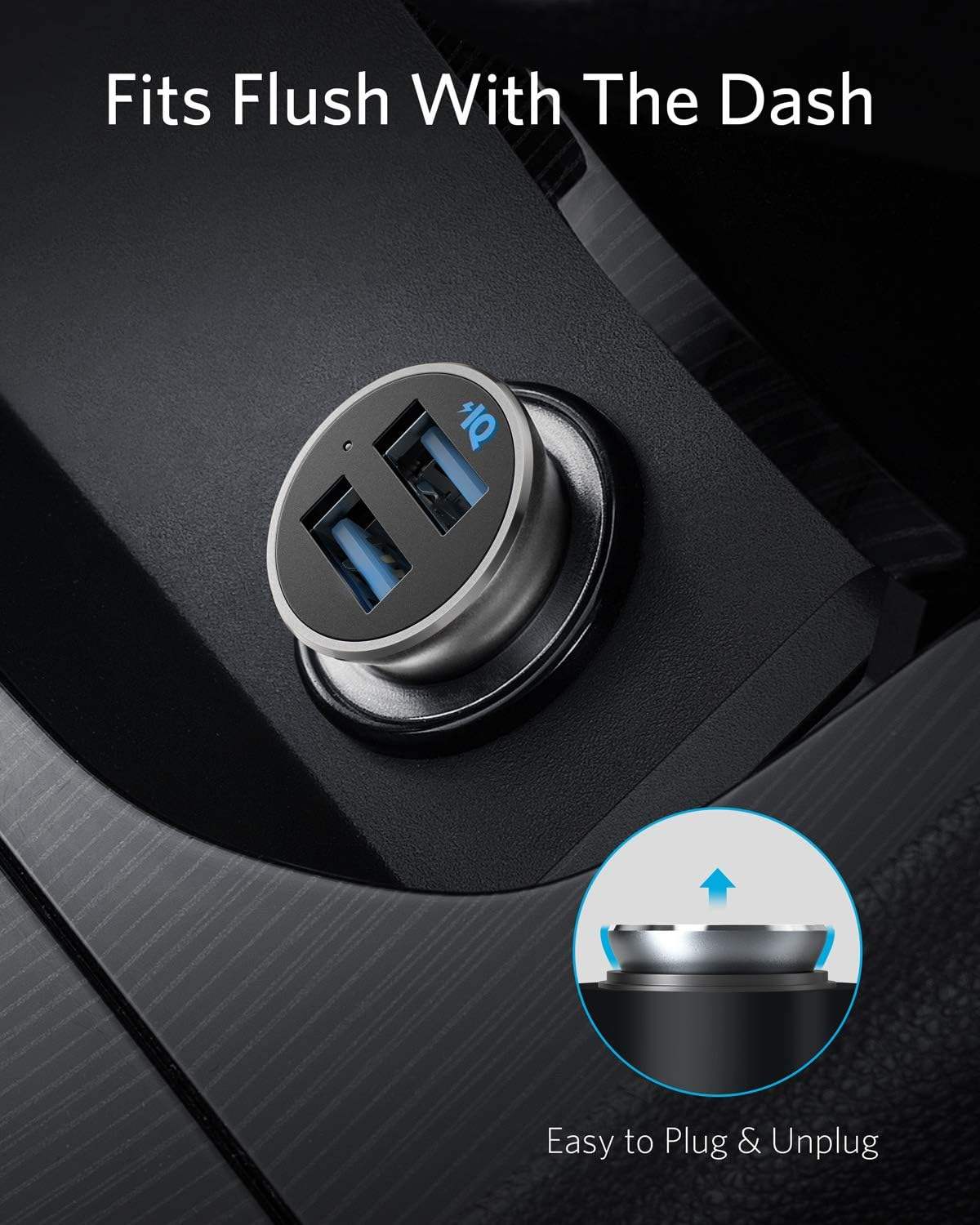 Anker PowerDrive 2 Alloy Car Charger