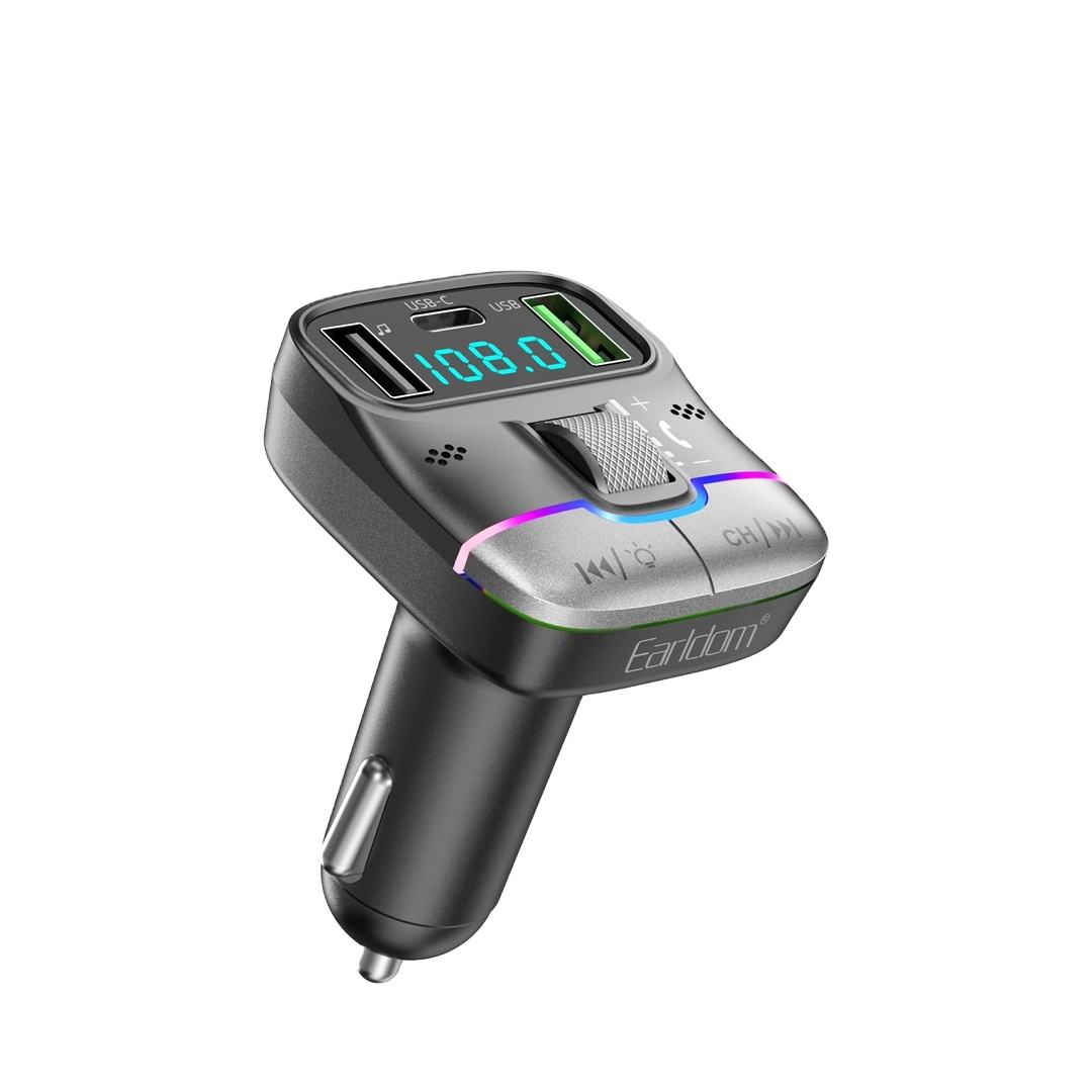 Dual USB Car Charger Handsfree BT Car Kit Mp3 Player