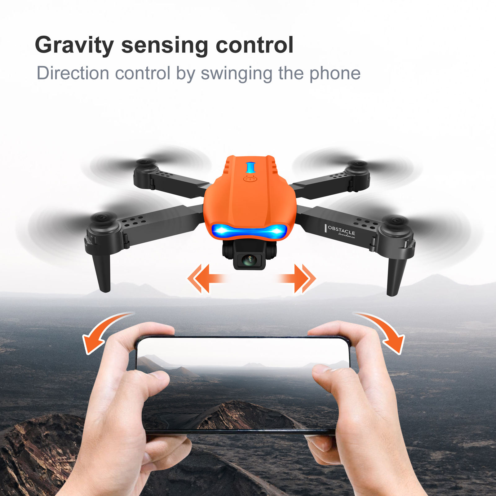 Leesafe Mini 4K Drone Camera E99 pro K3 Obstacle Avoidance 2.4G Wifi Remote Control Foldable 360 Flip Headless Mode Mini Drones