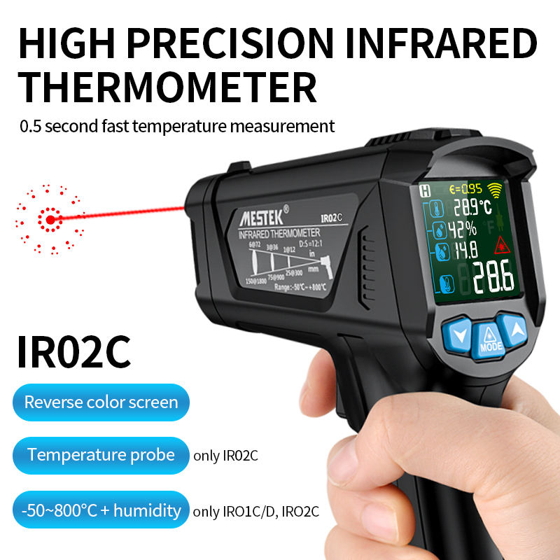 IR Laser Thermometer Digital Non Contact Portable Temperature gun Digital BBQ Thermometer