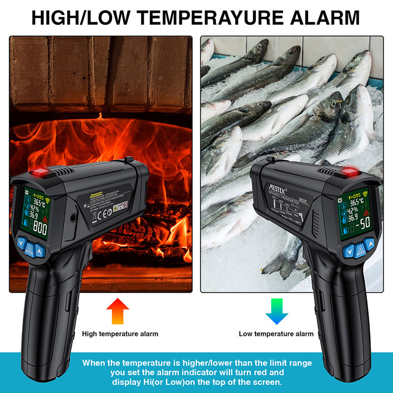 IR Laser Thermometer Digital Non Contact Portable Temperature gun Digital BBQ Thermometer