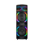 2.0 Channel Stereo Dual 15” Bluetooth Party speaker with Laser Lighting Effect