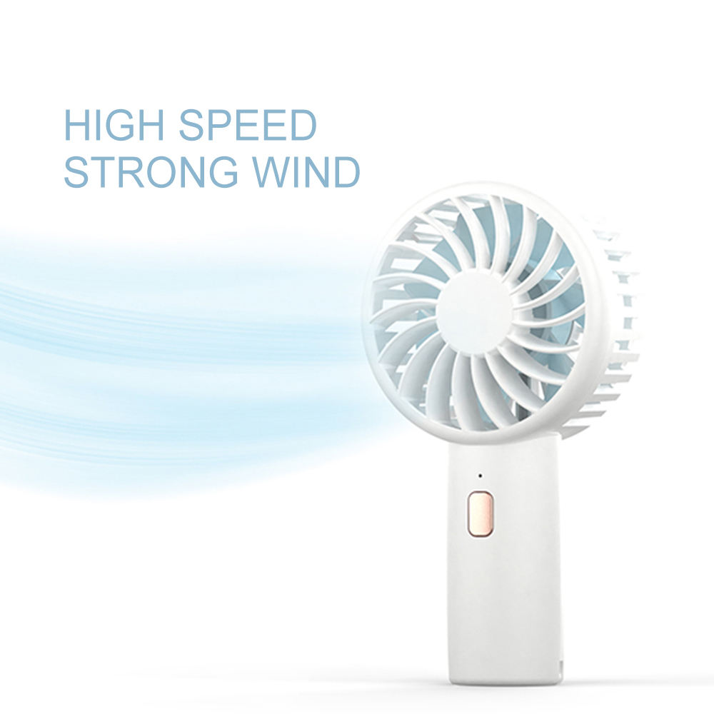 newest Fashion fan rechargeable portable usb fan Electric Handheld Cooling hand holding small rechargeable portable pocket fan