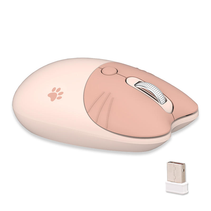 M3 Wireless mouse Mute girls portable 2.4G wireless mouse silent cute wireless mouse for laptop