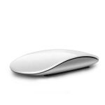 Ultra-Thin Portable Slim Silent Office Mice Multi Arc White BT Rechargeable Wireless Magic Touch Mouse for Mac Laptop