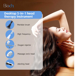 High-frequency hair growth detection Hair Care all-in-one massager Skin and Hair analyzer Electric massage comb