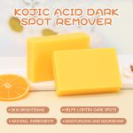 Kojic Acid Dark Spot Remover Soap Bars with Vitamin C, Retinol, Collagen