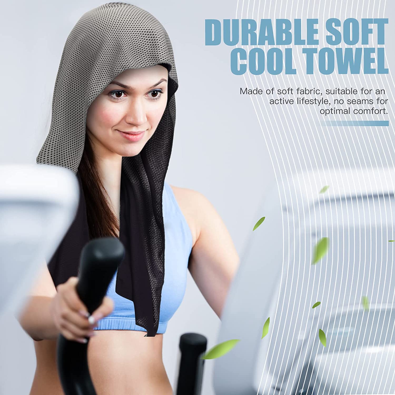 Custom Cheap Portable Microfiber Quick Dry Sports Fitness Cooling Towel Hoodie Gym