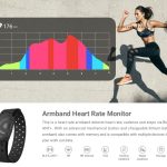 Bluetooth Heart Rate Monitor Armband ANT Wrist Heart Rate Monitor for Swimming, Running