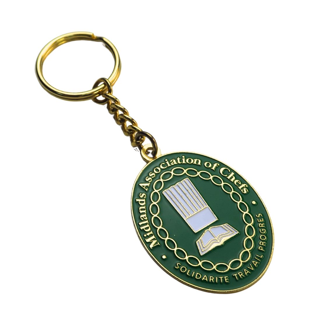 Metal Craft Custom School Logo Student Graduation Keychain