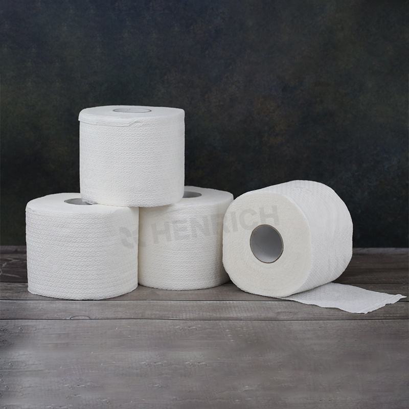 Wholesale Free Sample 100% Natural Bamboo Pulp Customized Toilet Tissue Paper