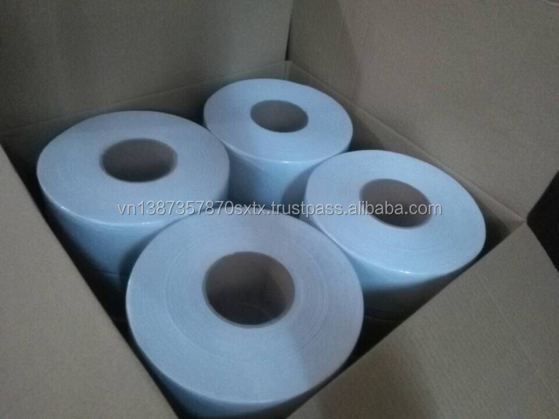 Tissue paper roll 9" Jumbo roll tissue virgin toilet paper