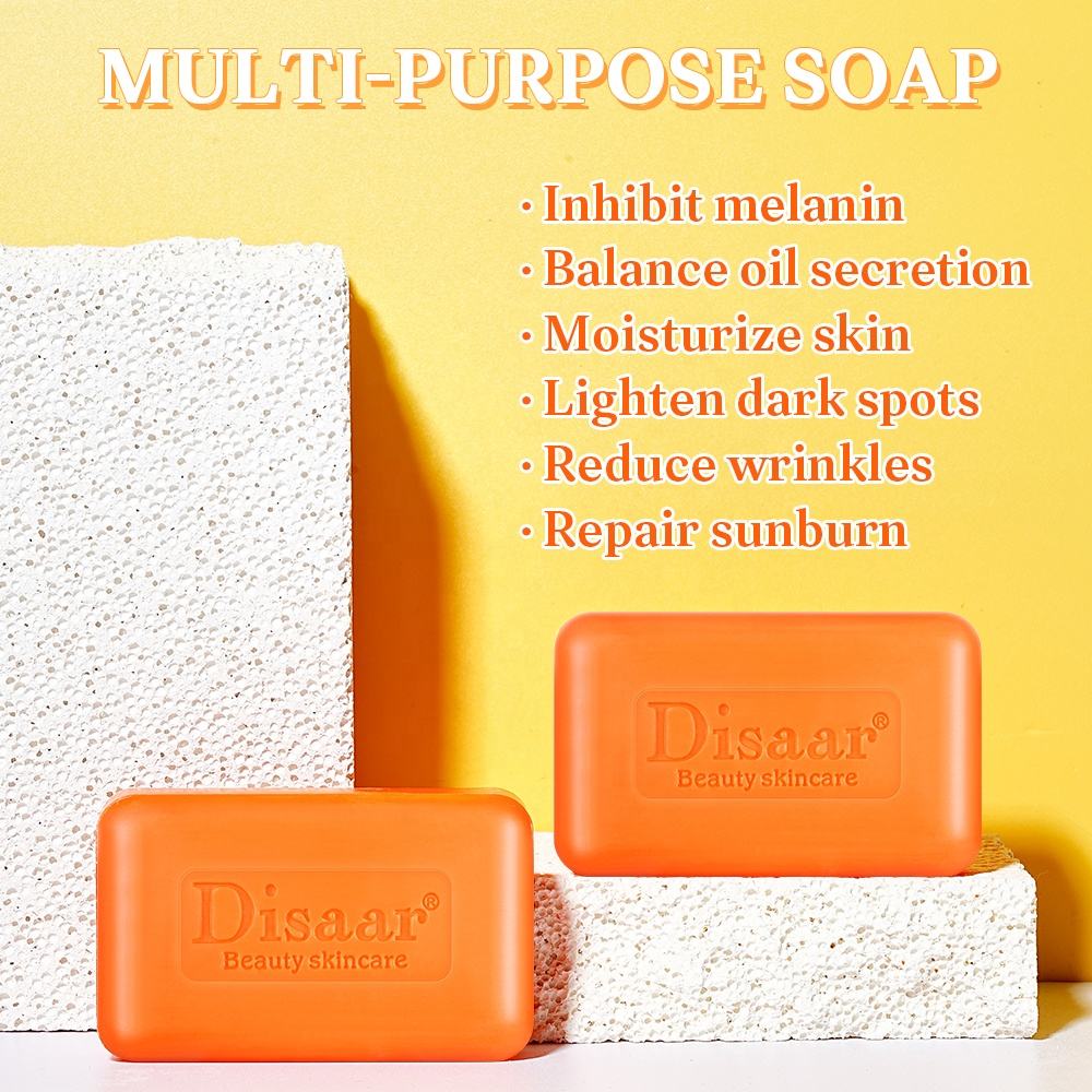 Vitamin c natural cleansing brightening organic bar soap for skin whitening