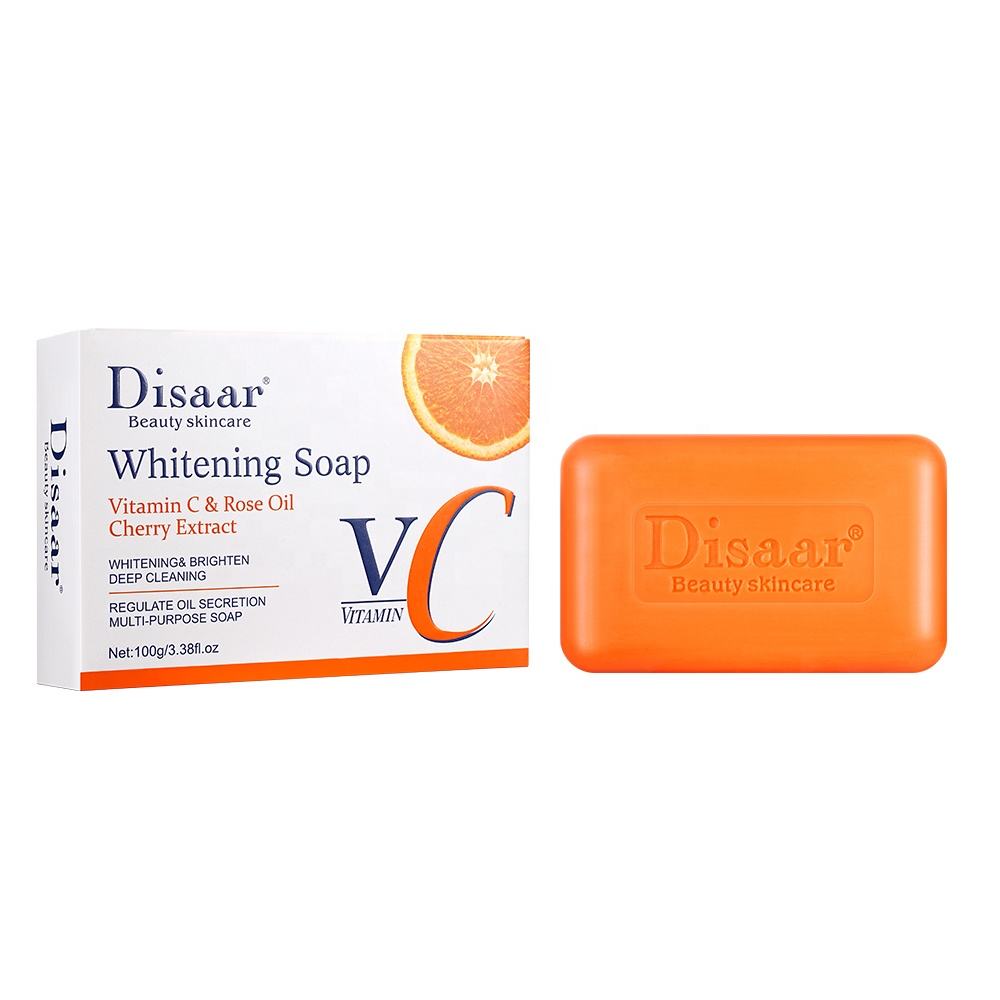 Vitamin c natural cleansing brightening organic bar soap for skin whitening