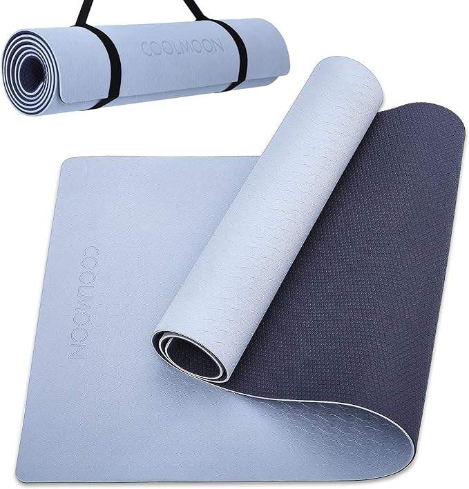 Amyup tpe yoga mat 6mm fitness yoga mat set