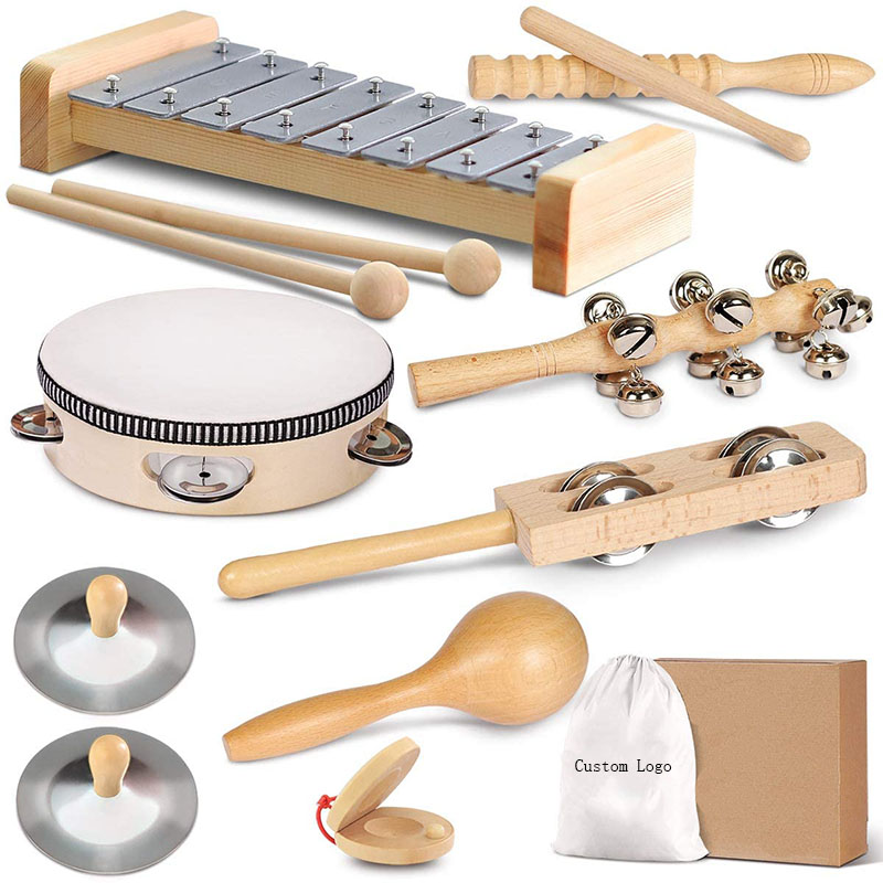 Musical Instruments Kit Baby Xylophone Wooden Musical Instruments Set Toy