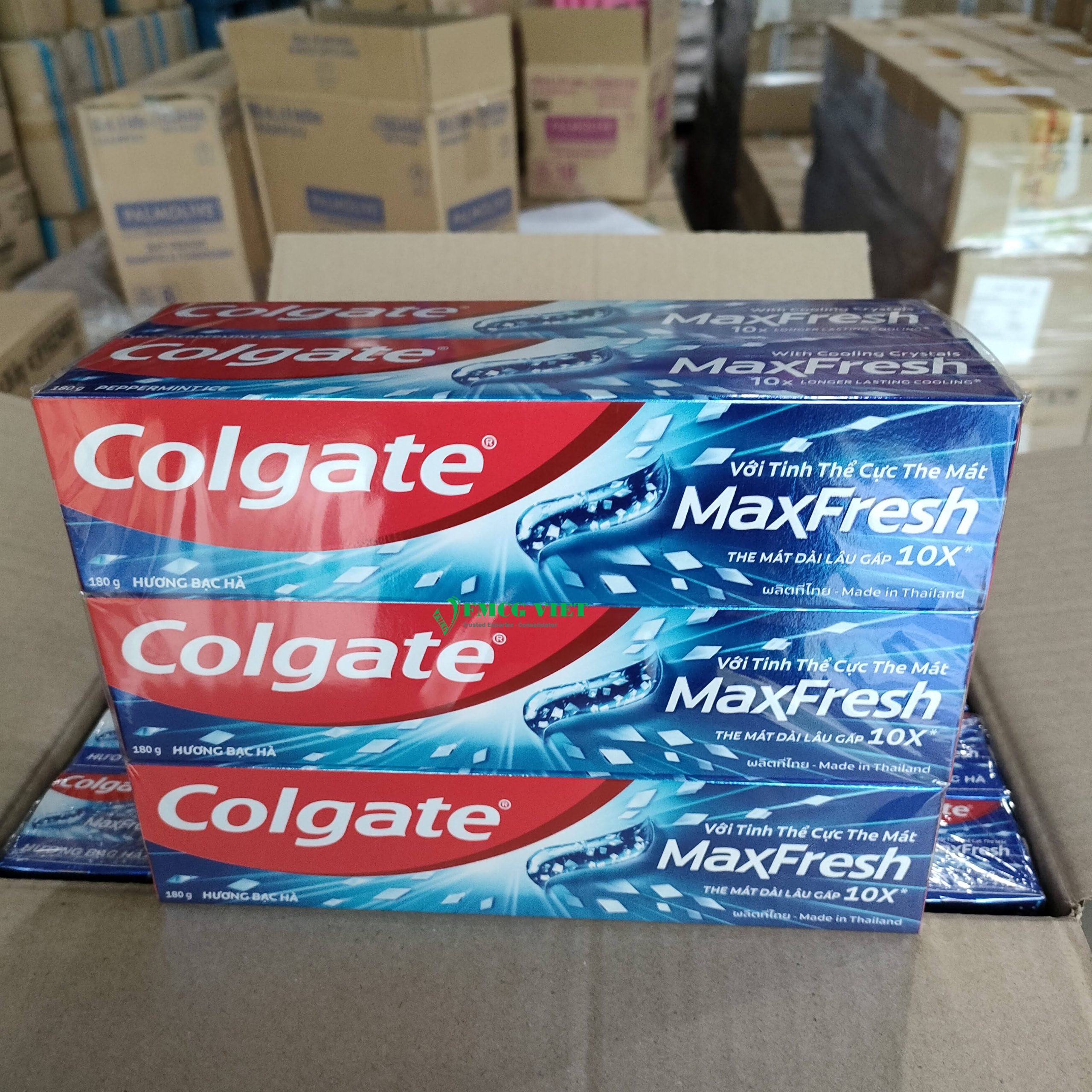 Colgate Max fresh Toothpaste Peppermint Cool Menthol Colgate Toothpaste