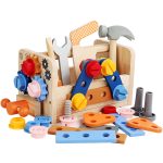 Wooden tools box carpenter disassembly set toys early education hands on training