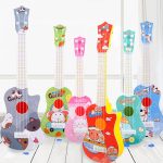 1-2 Children’s sim Strings Toy Guitar can play enlightenment music toys Musical instrument toys