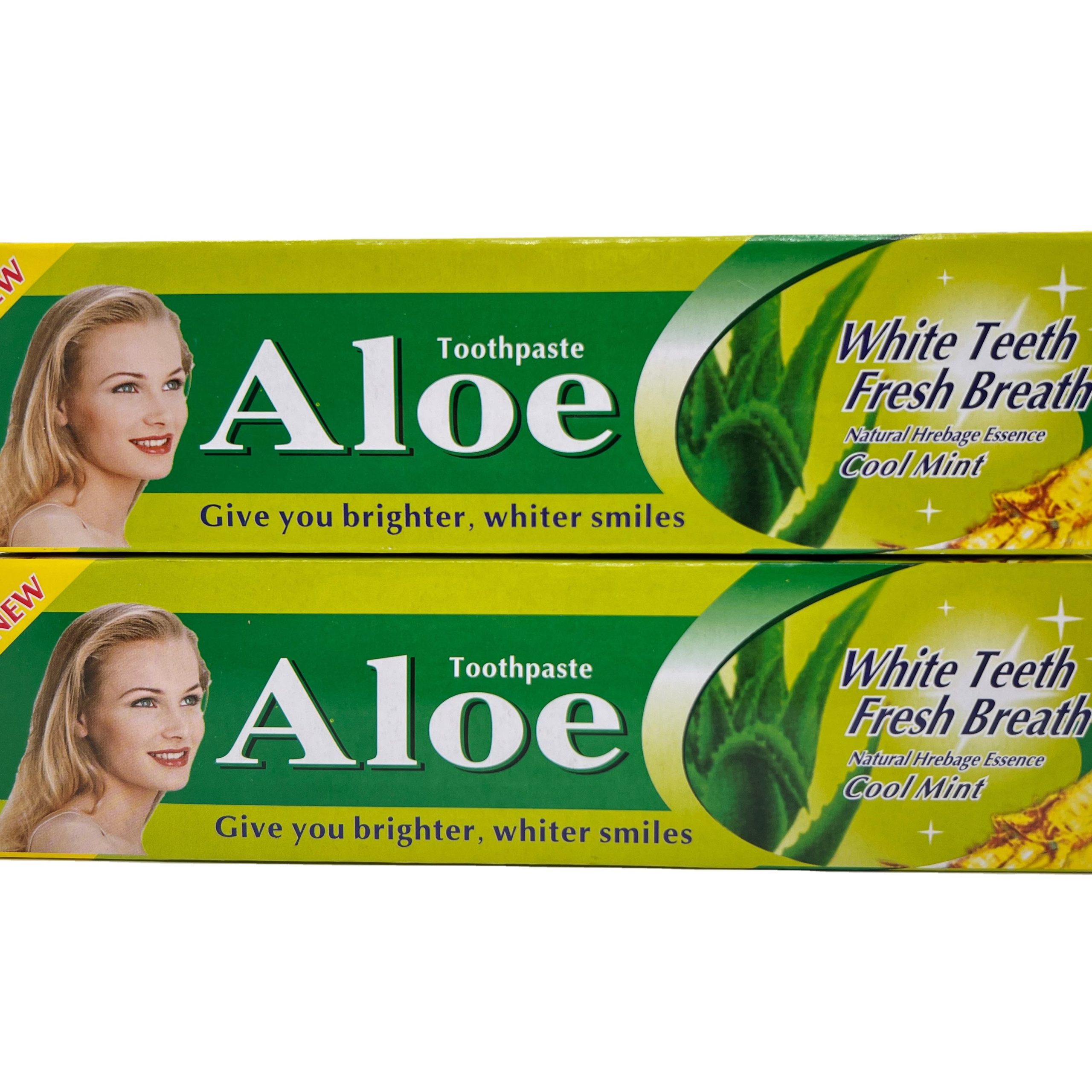 Aloe vera toothpaste fluoride free toothpaste whitening toothpaste wholesale