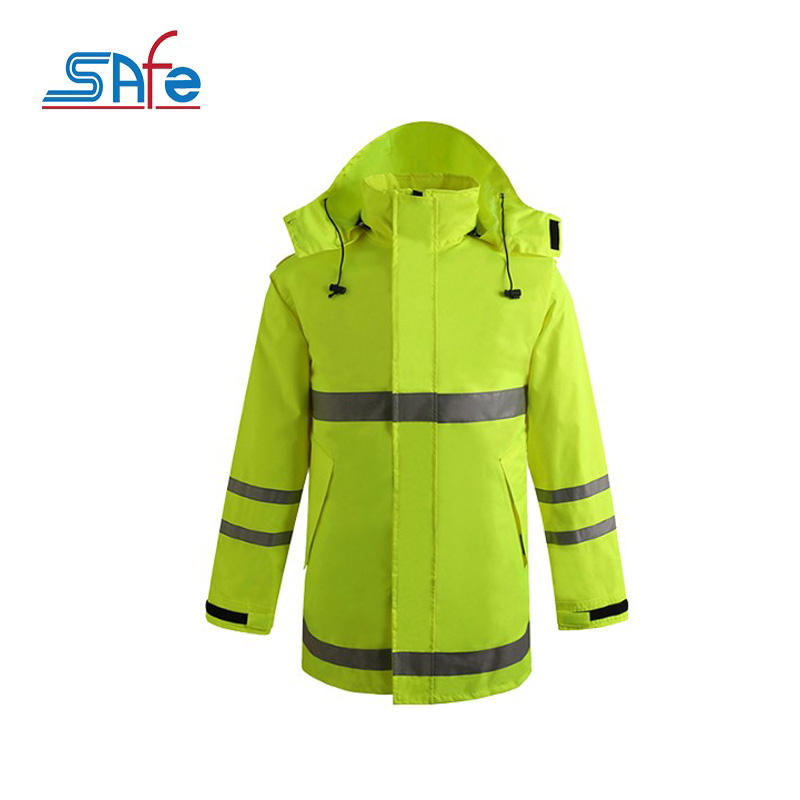 high visibility reflective safety vest reflective jacket waterproof