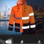 high visibility reflective safety vest reflective jacket waterproof