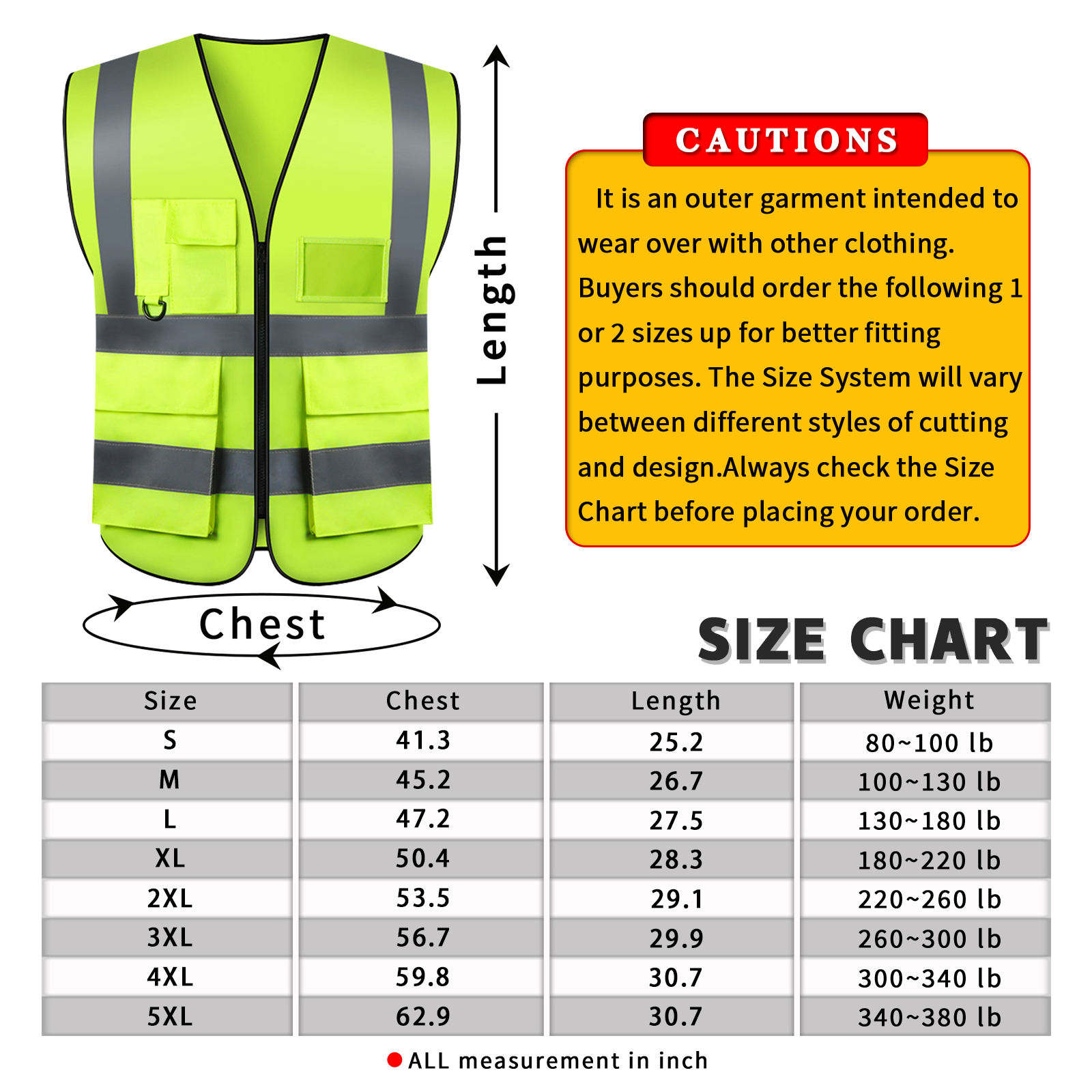 Wholesale custom Hi Vis reflective vest outdoor safety vest construction safety vest with pockets sleeveless reflective clothing