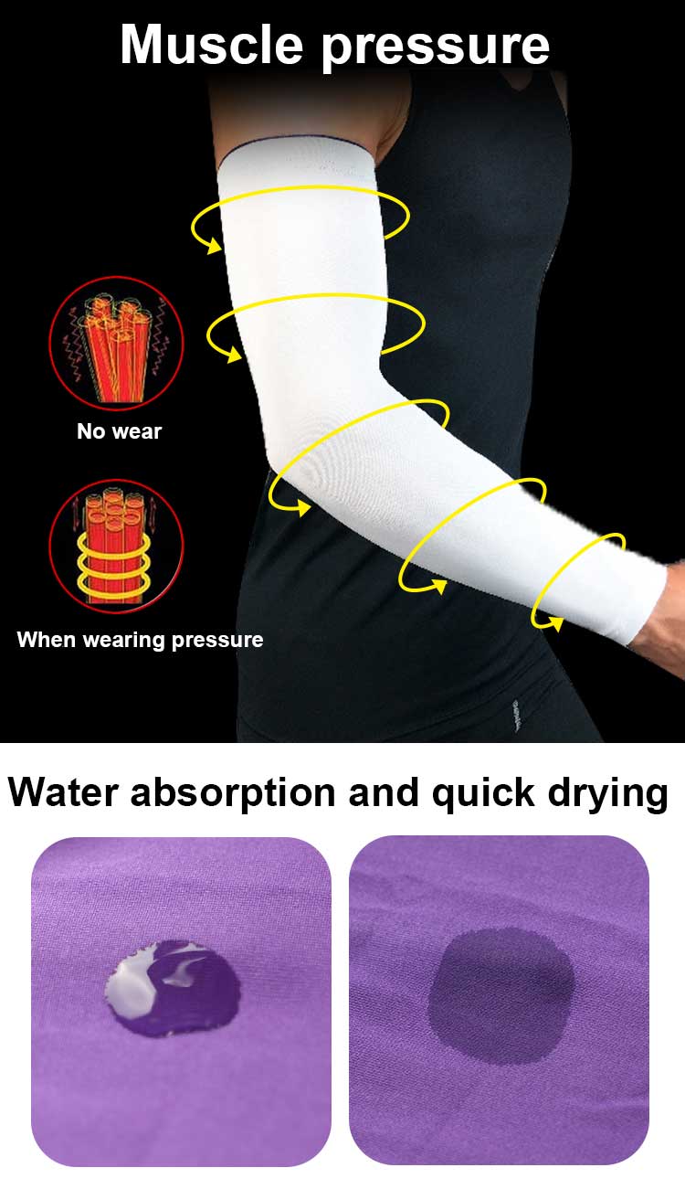 Basketball Golf Football Sun uv Protection Arm cycling Sports Compression Arm Sleeves for arm men