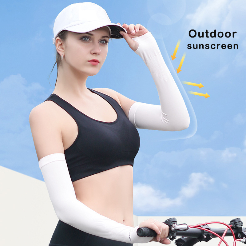 Sun Protection Cooling Compression Sports Arm Sleeves Fishing Cycling Sublimation Blank Arm Sleeves