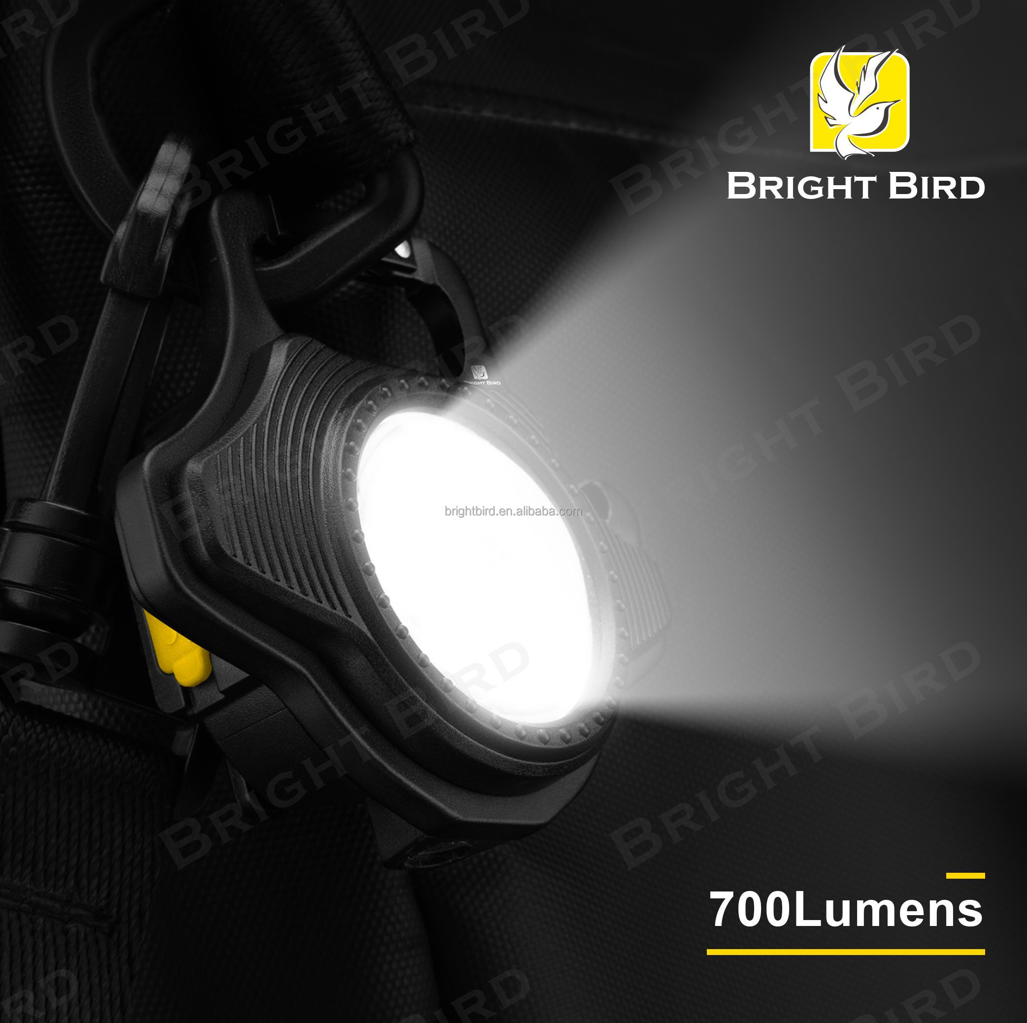 Bright Bird Portable Usb Rechargeable Cob Mini Work Light Pocket Flashlights 5 Light Modes Bright Keychain Light For Camping