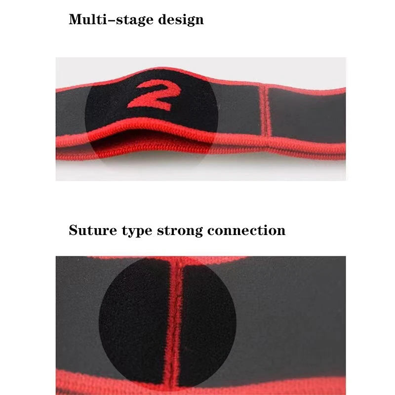 Elastic Dance Stretching Pull Strap Belt Fitness Exercise Yoga Resistance Band With Number