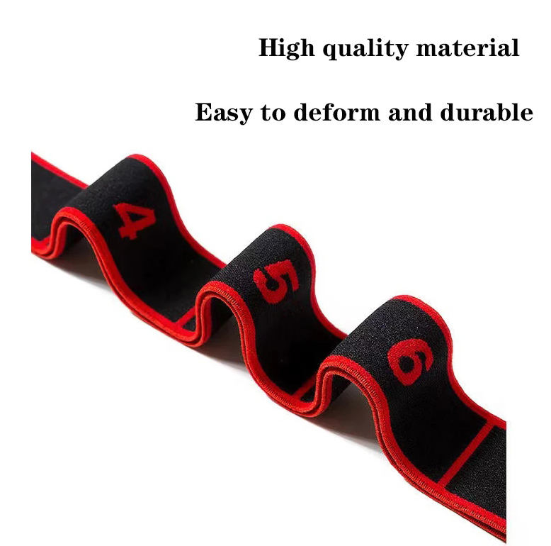 Elastic Dance Stretching Pull Strap Belt Fitness Exercise Yoga Resistance Band With Number