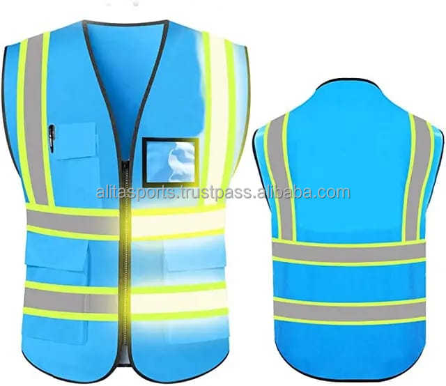 New Arrivals Hi-Vis Fluorescent Safety Vest Custom Colors Reflective Gear All Sizes With Custom Logo