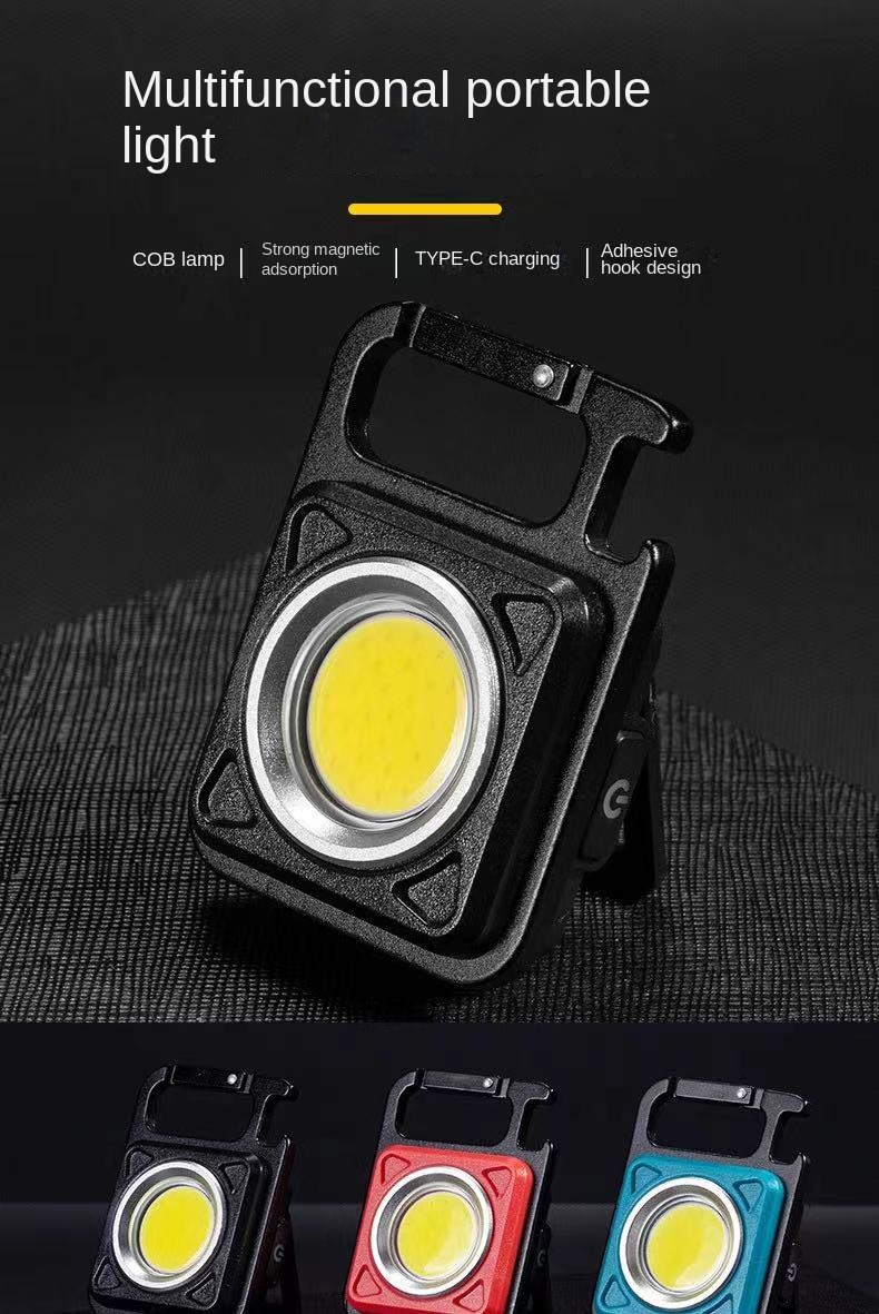 Multi-Function Portable Outdoor Camping Flashlight Outdoor Light Led Headlamp Emergency Torch New Led Rechargeable Flashlight