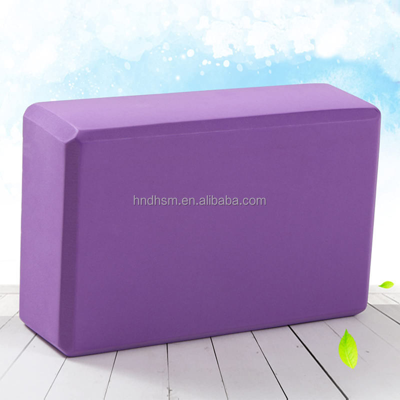 Custom Logo Pilates Yoga Blocks Set Thick Foam Eco Friendly Custom Color Eva Yoga Blocks