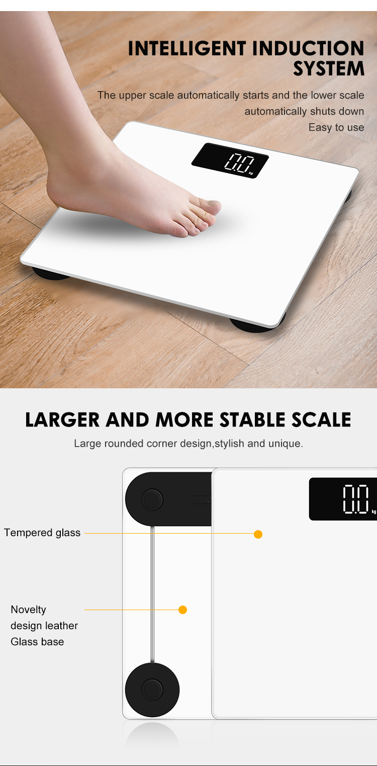 200kg digital weight full body analyzer bathroom weighing scales