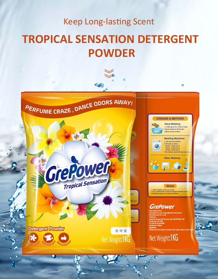 Liby Grepower laundry powder washing powder oem detergent, liquid detergent