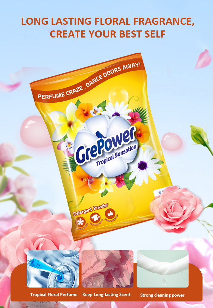 Liby Grepower laundry powder washing powder oem detergent, liquid detergent