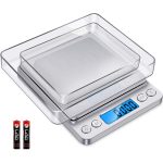 J&R Digital Commercial Jewelry Balance Weighing Gram Pocket Scale AWS 1kg 2kg 3kg 1000g 2000g 3000g 0.1g 0.01g