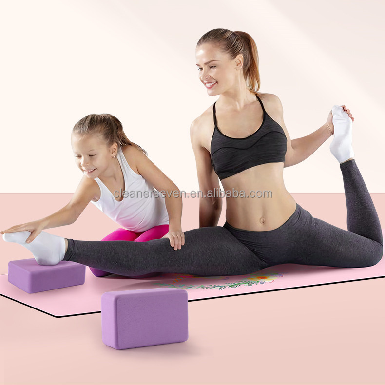 High density foam customize printing eva yoga block eco friendly high quality eva yoga blocks with logo