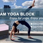 High Density Lightweight Indoor solid color Yoga Foam Brick EPP Yoga block For Fitness Sports