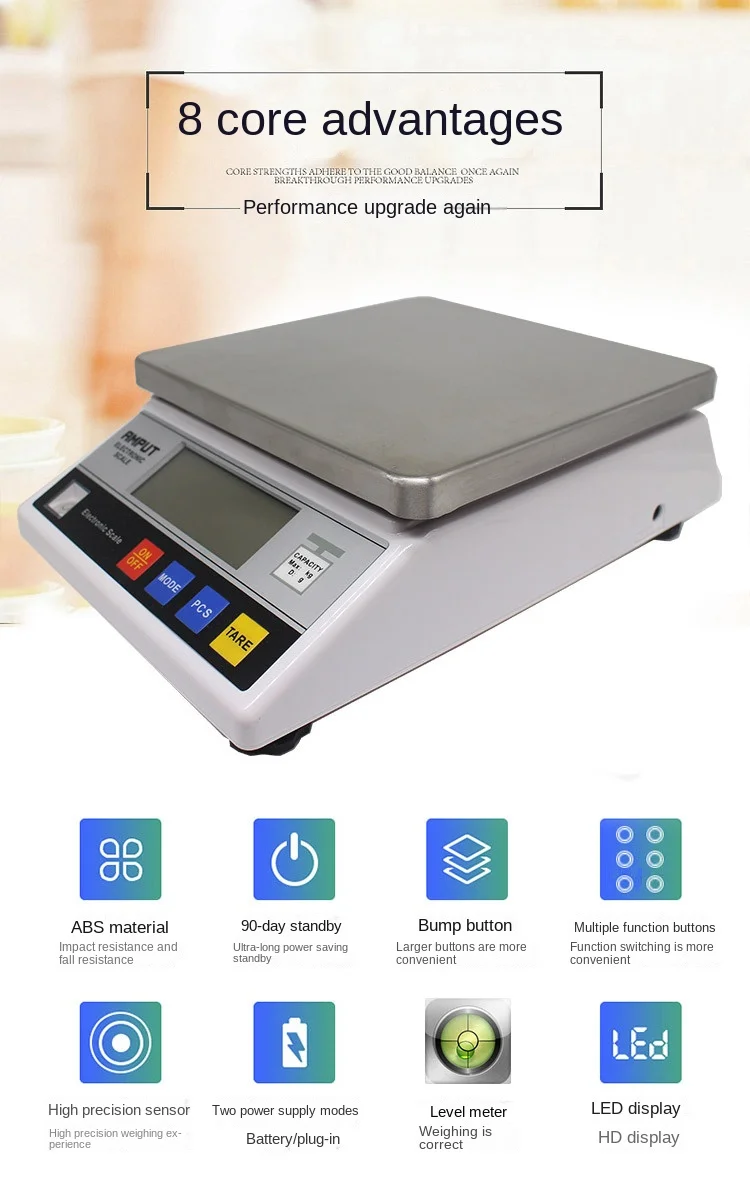 Supply Hot Selling Professional Brands With High-precision Kitchen Scales Household Small Baking Weighing Electronic Scales