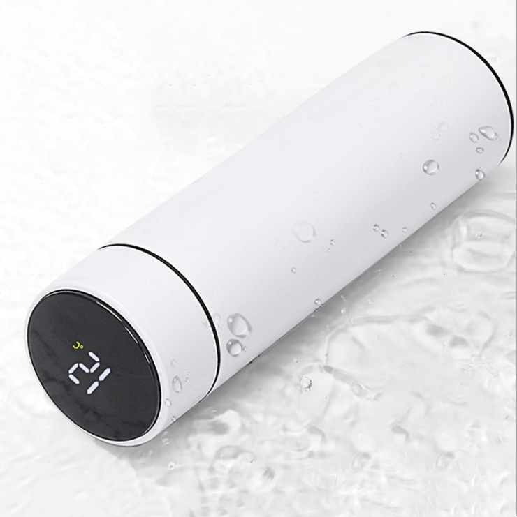 Classic Smart Thermos Double Wall Stainless Steel 500 ml Led Temperature Display Water Bottle