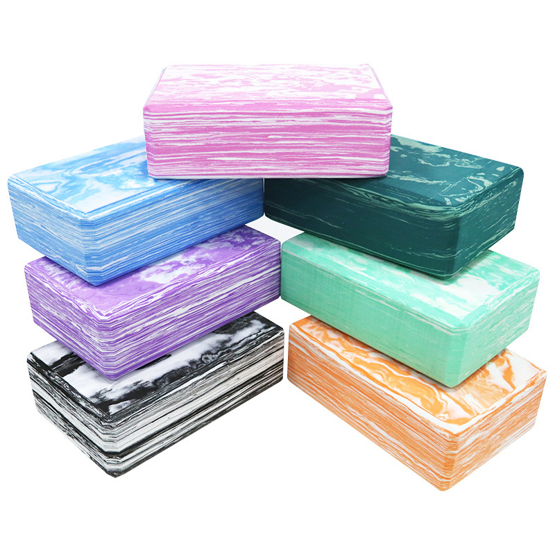 Yoga Block High Density Eva Foam Yoga Blocks Flexibility Balance Soft Non-Slip Foam Surface For Yoga Brick Pilates Camouflage