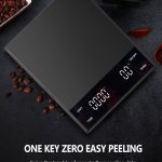 Customized 3kg 0.1g Rechargeable Digital Electronic Timing Balance Kitchen Scales Timemore Coffee Scale With Timer