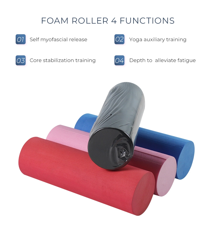 High density custom fitness private label amazon foam eva yoga roller