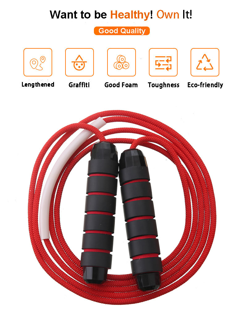 Professional Weighted Jump Rope Adjustable Skipping Rope Speed Equipment Skipping