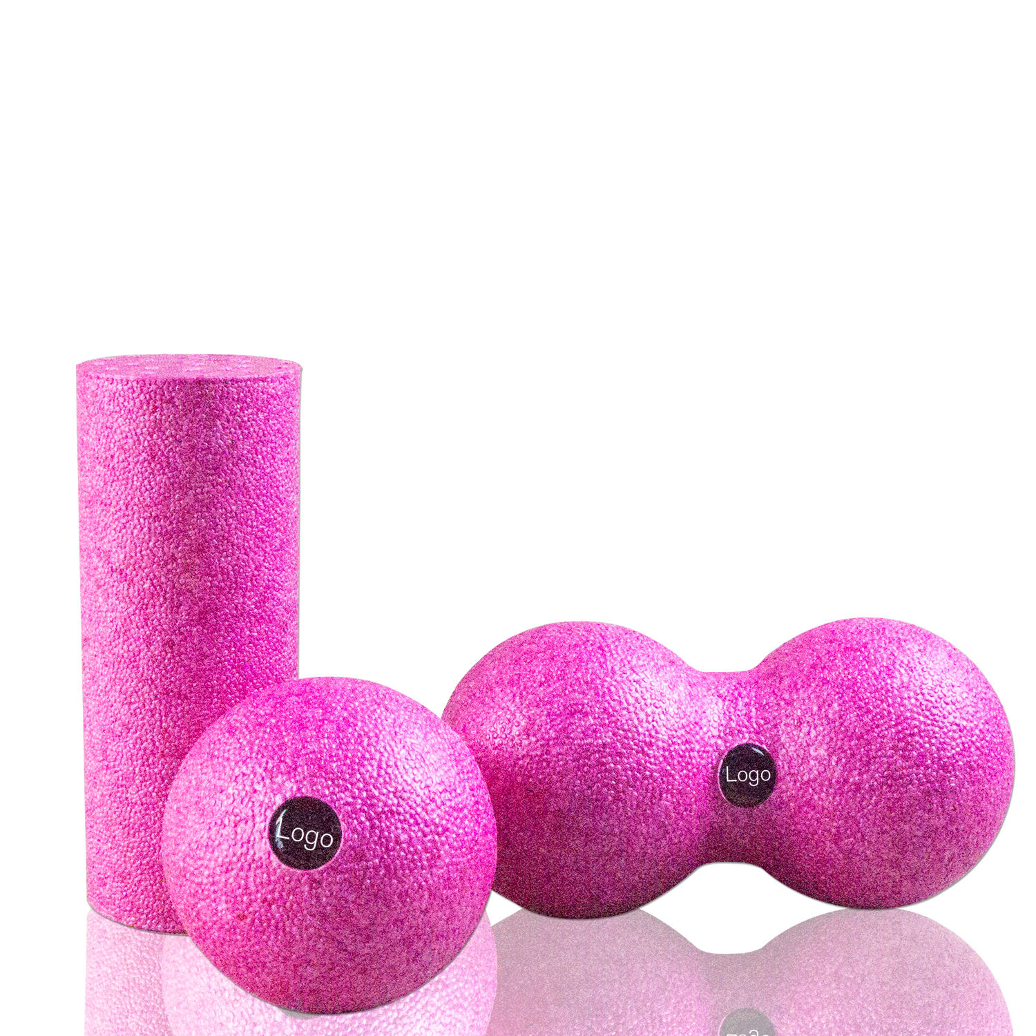 Whole Travel OEM Fitness High-density Round Custom Mini Heated Massage Customized Logo EPP Yoga Foam Roller Set