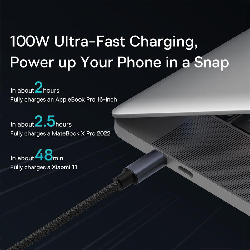 USB Cable PD 100W USB C to Type C Fast Charger Cable for Xiaomi Samsung MacBook iPad 5A Mobile Phone Cord USB Cable Type C